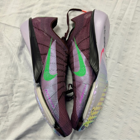 Nike Victory 2 Faith Kipyegon Burgundy Crush / Electric Algae size 14 - Picture 10 of 13